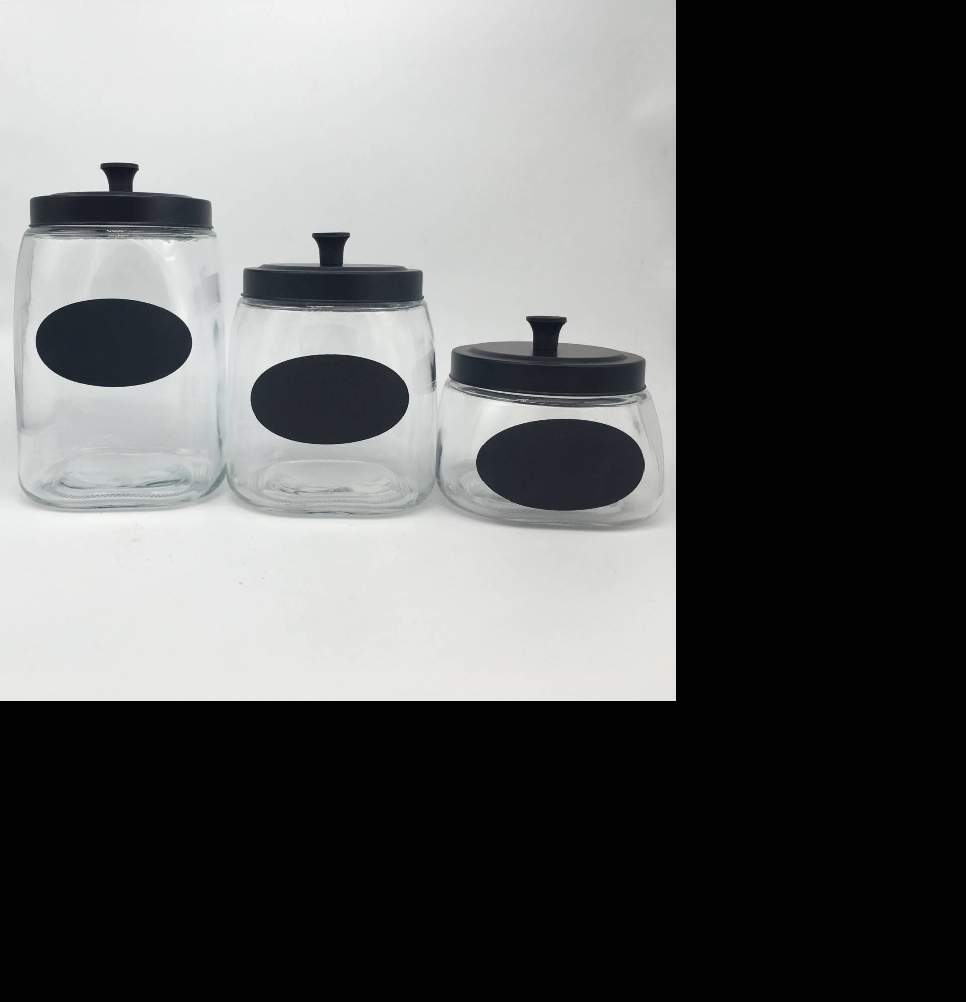 Zibo Glass Jar With Fresh Sealed Lid,Brushed Metal