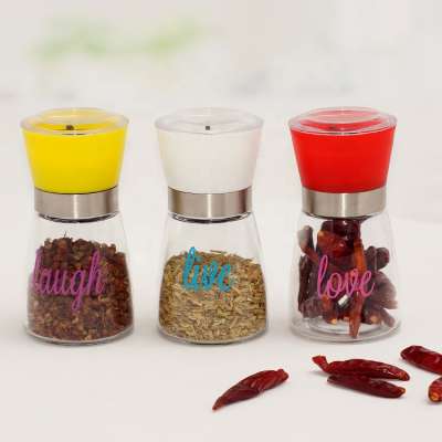 180ml glass salt and pepper grinder